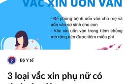 3 LOẠI VẮC XIN PHỤ NỮ CÓ THAI NÊN TIÊM