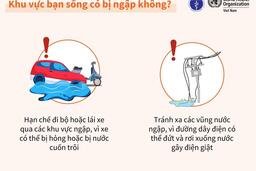 KHUYẾN CÁO PHÒNG CHỐNG DỊCH BỆNH SAU BÃO LŨ.