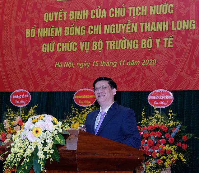 Thủ tướng trao Quyết định Bổ nhiệm chức danh Bộ trưởng Bộ Y tế cho GS.TS Nguyễn Thanh Long - Ảnh 5.